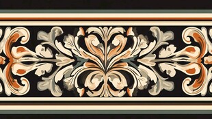 欧式精美花纹装饰图案