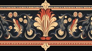 古典欧式花纹装饰图案