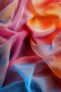 梦幻渐变彩色薄纱纹理