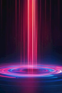 炫彩激光光影科技背景图