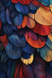 五彩斑斓的绚丽羽毛世界