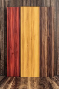 多样木材展示 纹理丰富