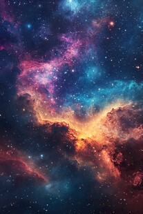 梦幻绚丽的宇宙星云景观