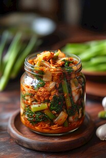 韩式泡菜罐 美味蔬菜组合