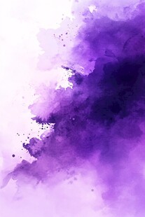 梦幻紫色水彩晕染背景