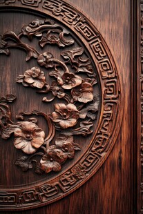 中式木雕花纹 精致工艺