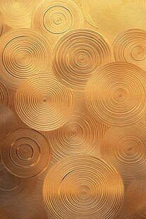 金色螺旋纹理装饰图案