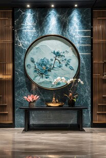 中式玄关装饰 典雅艺术氛围