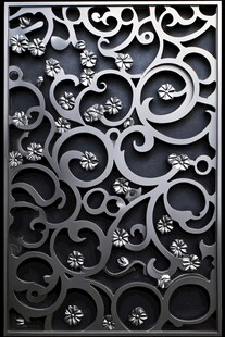 金属雕花板 精致花纹装饰