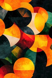 抽象几何色彩艺术图案