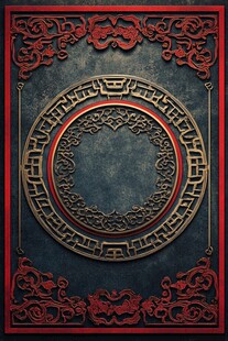 中式古典花纹边框装饰图