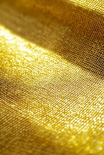 金色闪亮织物纹理特写