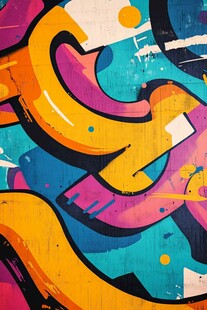 绚丽多彩街头涂鸦艺术