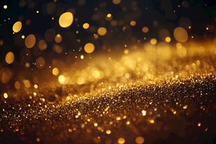 梦幻金色光斑背景图