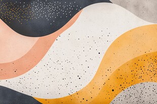 抽象几何波浪纹理背景图