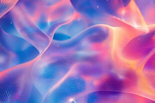 梦幻绚丽流动色彩背景图