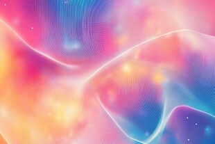 梦幻绚丽流体渐变背景图