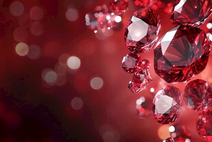 璀璨红宝石 闪耀梦幻光芒