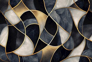 黑金几何大理石纹理图案