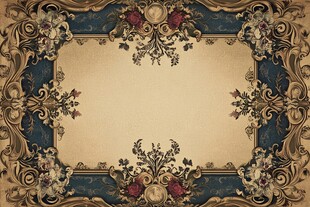 复古华丽边框装饰图案