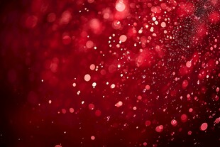 红色梦幻光斑背景图