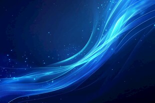 蓝色动感光线抽象背景图