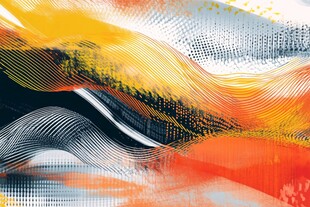 动感抽象线条艺术背景图