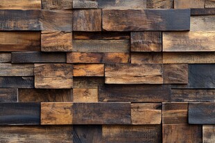 复古木质拼接墙面纹理