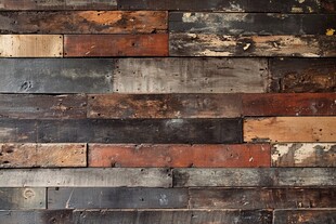 复古拼接木板墙面纹理