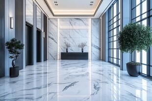 现代大理石风格豪华大堂