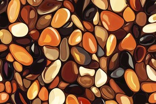 彩色鹅卵石图案纹理