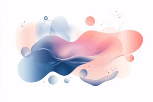 流体渐变抽象艺术背景图