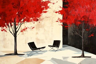 红树下的休闲角落