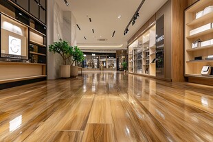 宽敞明亮的时尚室内空间