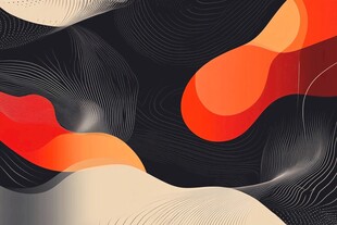 抽象动感流体艺术图案