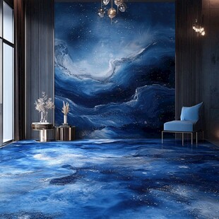 梦幻星空主题室内空间