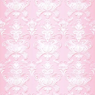 粉色欧式花纹精美壁纸
