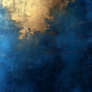 蓝金渐变抽象纹理背景图