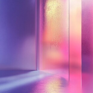 梦幻炫彩光影空间场景