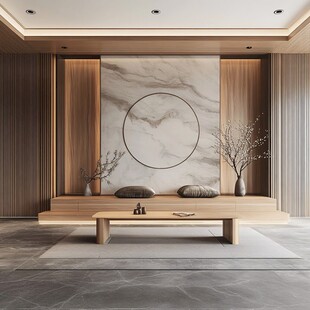 现代禅意客厅简约风设计