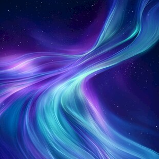 梦幻流光星空动感背景图