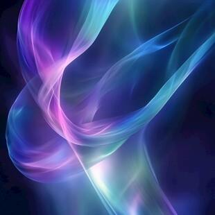 梦幻炫彩流动光影背景图