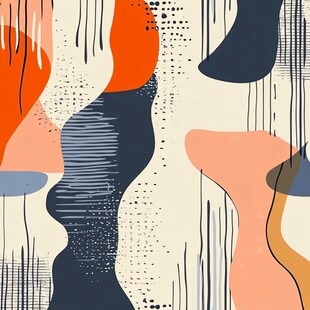 抽象几何图案艺术背景图