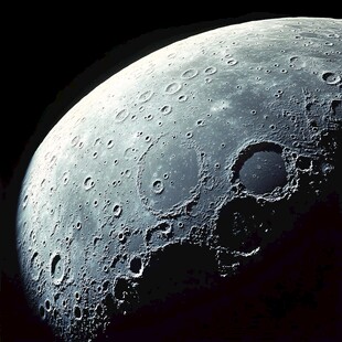 月球表面 坑洼密布的宇宙奇观