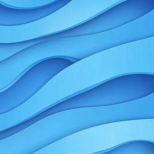 蓝色波浪纹理抽象背景图
