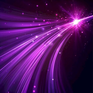 梦幻紫色光线炫彩背景图