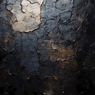 斑驳开裂的陈旧墙面纹理
