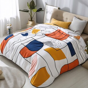多彩几何图案床上用品