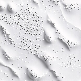 白色立体点状纹理背景图
