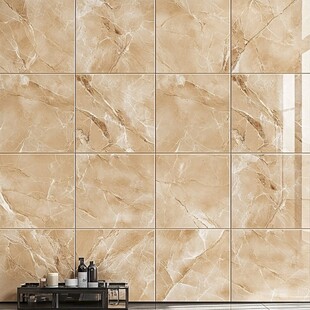 米黄色大理石瓷砖墙面展示